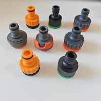 Raccord rapide souple en plastique 1/2 pouce pour tuyau d'arrosage avec arrêt d'eau