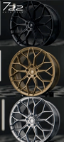 Jantes de voiture allemandes forgées monobloc 722Auto Apex 18-24 pouces 5x112 Jantes personnalisées pour VW Golf R GTI MK7 MK8 Audi S3 RS3 RS4 RS6 A4 A6