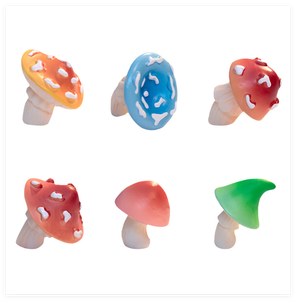 Vente en gros de grande <span class=keywords><strong>statue</strong></span> réaliste de champignon en résine figurine miniature de jardin féerique sculpture décoration de maison jouets éducatifs pour bébés - Product Image 1