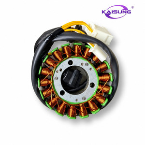 Bobina de Estator para Generador de Motocicleta <span class=keywords><strong>Lead</strong></span> <span class=keywords><strong>110</strong></span> 12V DC, Cable de Cobre Rojo Recubierto de Esmalte, 6 Meses de Garantía, Reemplazo Directo - Product Image 1