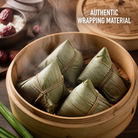 Feuilles de bambou vertes séchées de qualité supérieure, en vrac, grande taille, feuilles d'Indocalamus naturelles pour l'emballage des Zongzi, les raviolis de riz collant