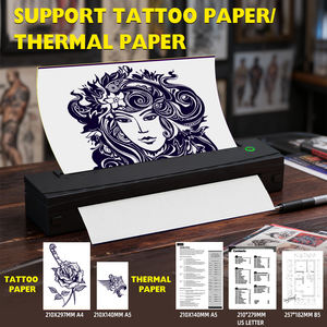Imprimante de tatouage thermique Jiuyin A4 avec batterie 2600 mAh, 203 dpi haute vitesse, garantie 1 an, SDK inclus, en stock - Product Image 3