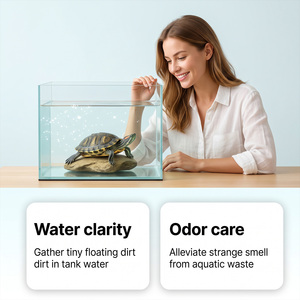 Compresse Purificanti per <span class=keywords><strong>Acqua</strong></span> di Terrari e Acquari per Rettili e Tartarughe, a Rilascio Lento, Flocculanti, per Rimozione Odori e Chiarificazione dell'<span class=keywords><strong>Acqua</strong></span> - Product Image 4