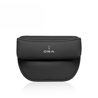 Organisateur de rangement premium pour l'espace entre les sièges de voiture, boîte de rangement latérale en cuir pour console, accessoires intérieurs, installation facile pour Ora 03