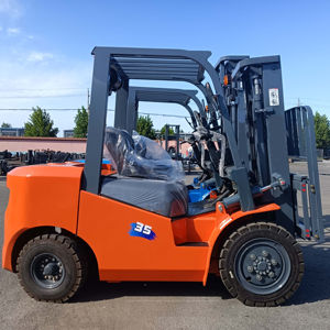 Carretilla elevadora de gran descuento, 3 toneladas, 3,5 toneladas, 4 toneladas, 5 toneladas, altura de elevación diésel, 3000-7000mm, tracción en las cuatro ruedas, carretilla elevadora para terreno accidentado - Product Image 1