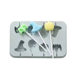 Moules en silicone pour sucettes en forme de dessin animé, réutilisables, pour la fabrication de bonbons, de whisky et de glaces - Product Image 1