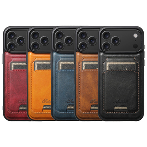 Per <span class=keywords><strong>iPhone</strong></span> 17/Pro/Max/aria/16/15/14/13 custodia con custodia in pelle nera per telefono cavalletto in pelle di Lychee - Product Image 6