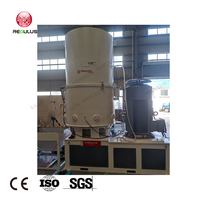 Machine de recyclage de tissus non tissés en plastique PP Densifer Melter Granule semi-plastifié faisant granulateur granulateur agglomérateur