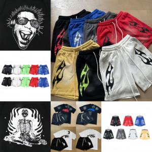 Top Quality Hell Street Star nuovo marchio di <span class=keywords><strong>moda</strong></span> pura retrò da <span class=keywords><strong>uomo</strong></span> e da donna larghi e sottili in cotone Casual da cinque centesimi Shorts da <span class=keywords><strong>uomo</strong></span> - Product Image 1