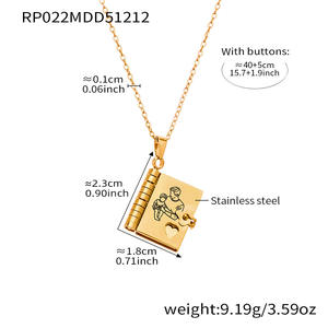 Collier chaîne trombone plaqué or 14 carats avec pendentif <span class=keywords><strong>lettre</strong></span> hexagonale simple et mignon, collier ras du cou initial, colliers superposés dorés - Product Image 6