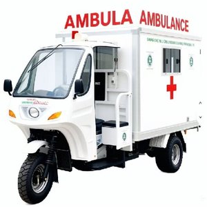 Tricycle ambulance à trois roues, carrosserie fermée, moteur 60V 1800W, 3 passagers, charge utile 400 kg, fabrication chinoise - Product Image 3