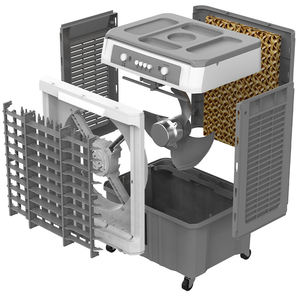 <span class=keywords><strong>Ventilador</strong></span> <span class=keywords><strong>Enfriador</strong></span> de Aire Portátil Eléctrico Independiente de 3 Velocidades, Ahorro de Energía, Ecológico, Control Mecánico para Hogar, Hotel, Garaje - Product Image 3