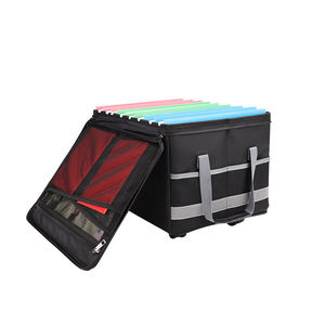 Xách tay A4 chống cháy tập tin hộp PP chất liệu ráp văn phòng lưu trữ bánh xe treo thư tài liệu túi-hình trường hợp thư mục - Product Image 2