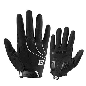 Guanti da Ciclismo ROCKBROS <span class=keywords><strong>MTB</strong></span> Guanti Neri per Moto e Bicicletta Antivento Caldi Termici Invernali a Dita Intere RB-S107-1 CN;GUA - Product Image 1