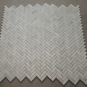 Design moderne en marbre blanc de Carrare, hexagone, mosaïque, style parquet pour mur intérieur, <span class=keywords><strong>piscine</strong></span>, affiner la pierre pour la conception graphique - Product Image 2
