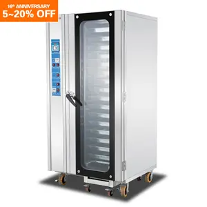 Commercial Electric Convection Oven 16 Tray Bakery Machine Bread Cake Oven Industrial Big Bakery Ovens