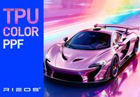 Película de Vinilo para Automóviles de Lujo que Cambia de Color, TPU de Alto Brillo de 7.5mil, Antiarañazos, Protección UV, Autoregenerable, 5 Años de Garantía