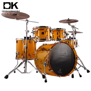 DK楽器アコースティックアクリル7ピースドラムセット