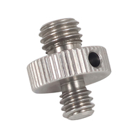 Adaptateur de conversion de filetage mâle/femelle 1/4 à 3/8 M4 M5 M6 M8 M10 pour appareils photo reflex numériques, cages, flashs, trépieds et supports d'éclairage