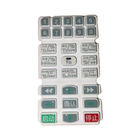 Clavier en silicone personnalisé, bouton en caoutchouc, clavier polyvalent pour machine POS, télécommande, calculatrice, équipement de télécommunication