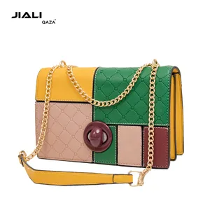 2023 di lusso da donna in pelle PU catena borse Messenger stile abito Vintage con <span class=keywords><strong>Lichee</strong></span> modello a basso prezzo all'ingrosso dal fornitore - Product Image 6
