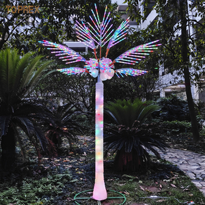 टॉपक्स अवकाश प्रकाश प्रकाश 3 मीटर आरजीबी द्वारा नारियल ताड़ के पेड़ आउटडोर पार्क परिदृश्य स्ट्रीट सजावट के लिए कृत्रिम पेड़ - Product Image 1