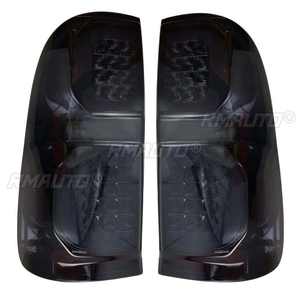 2 Luces Traseras LED Ahumadas para Toyota Hilux Vigo KUN26 SR SR5 Workmate 2004 2005 2006 - 2015, Luces de Freno y Reversa para Camioneta - Product Image 2