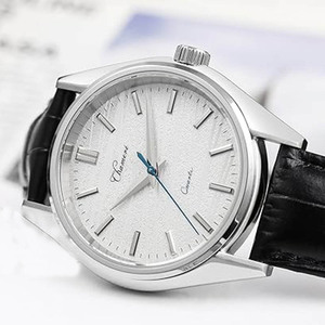 40MM 맞춤형 디자인 캐주얼 손목 시계 남성용 VH31 석영 운동 원피스 시계로 구동 가죽 밴드 - Product Image 3