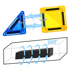 Set di Blocchi Magnetici da Costruzione in Plastica a Forma di Diamante, <span class=keywords><strong>Mini</strong></span> Piastrelle Magnetiche da Viaggio, Vendita all'Ingrosso con Spedizione Rapida - Product Image 5
