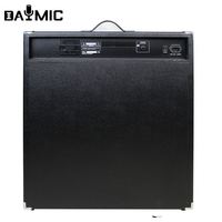Amplificateur Combo Guitare Basse Acoustique Professionnel 15 Pouces 250W avec Haut-Parleur ACTIF pour Scène et DJ