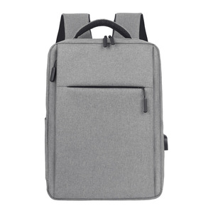 Men's 16 Inch <b>Backpack</b> <b>Waterproof</b> Business Commuting Solid Color Soft Handle Interior Zipper Pocket 20L Capacity - Product Image 4