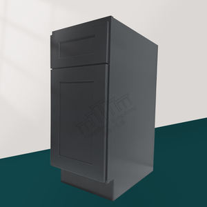 装修承包商库存厨柜出售美国厨房更新当地仓库快速交付木材振动筛底柜 - Product Image 5