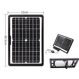 18V 25W Solarpanel-Aufladung Universelles Solarzellen-Ladegerät 15W 20W Mono-Solar-PV-Module für Powerbank-Lautsprecher-Batterie lüfter - Product Image 3
