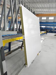 Panneaux pour chambres froides à haute résistance à la compression, certifiés CE, en polyuréthane/<span class=keywords><strong>laine</strong></span> <span class=keywords><strong>de</strong></span> <span class=keywords><strong>roche</strong></span>/EPS/PIR - Product Image 4