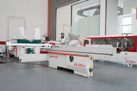 Sierra de Mesa Horizontal de Alta Eficiencia (Sierra de Mesa Deslizante) con Medición Automática para Trabajos en Madera, para Cortar Tablas/Tablones