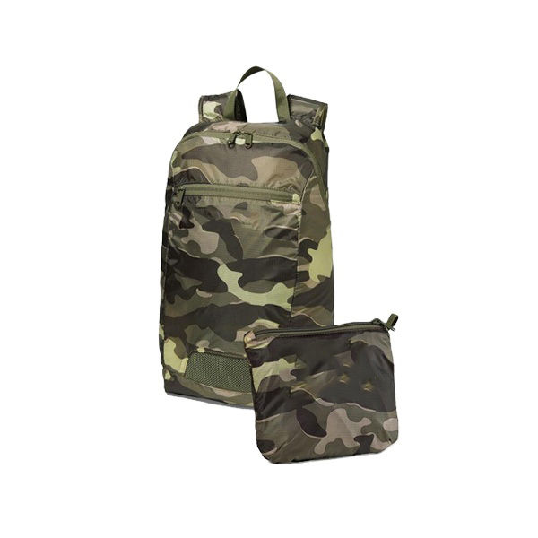 Mochila de viaje plegable impermeable Ripstop, mochila plegable personalizada