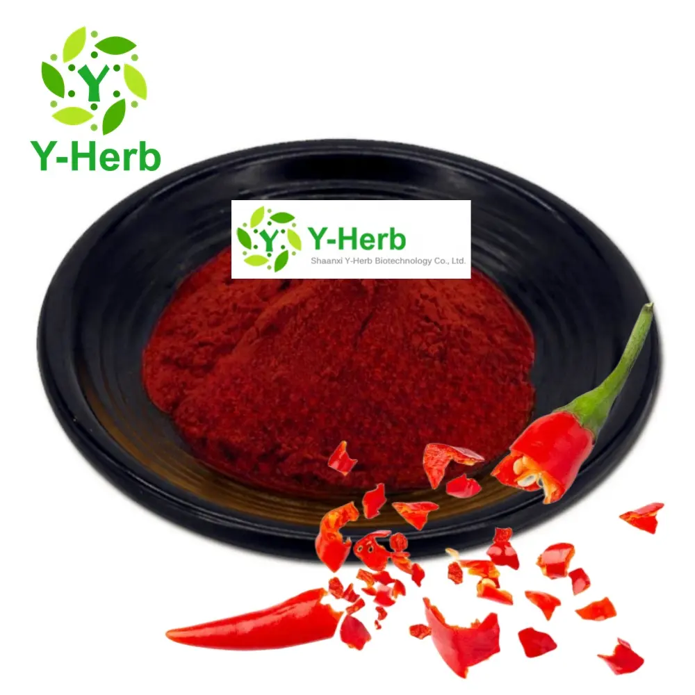Factory Price Bulk Chili Pepper Extract Powder Capsanthin Red Chilli Oleoresin Paprika Capsicum Extract 5% 98% 99% Capsanthin