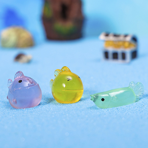 สินค้าขายดี ตุ๊กตาเรซิ่นเรืองแสงรูปปลา 3 มิติ ซับมารีนคอร์ ฟีลลิ่งซีเฟรนด์ส ของตกแต่งตู้ปลาขนาดเล็ก งานฝีมือ - Product Image 4