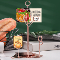 Porte-étiquette de prix vertical pour desserts, pince à étiquettes pour pâtisserie, pince publicitaire POP, support d'affichage de menu alimentaire, carte de table pour boulangerie