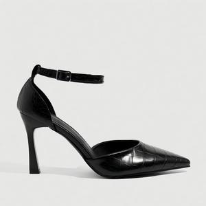 <span class=keywords><strong>Scarpe</strong></span> da <span class=keywords><strong>Donna</strong></span> Plus Size Nere in Vernice con <span class=keywords><strong>Tacco</strong></span> <span class=keywords><strong>a</strong></span> Spillo e Punta Affusolata, Eleganti per Ufficio e Casual, Ideali per l'Ingrosso - Product Image 3