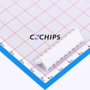 XY-VH3.96-10A21 Wire-to-Board Pin Header Bent Lead Through Hole,P=3.96mm Connector 1x10P 3.96mm Right Angle Insert 10P - Product Image 2