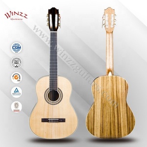 [Winzz] 39 "Abete Compensato Zebra <span class=keywords><strong>di</strong></span> trasporto Chitarra Classica (AC58) - Product Image 2