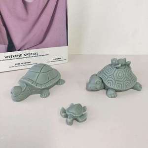 Tendance tortue 3D Silicone gâteau moule tortue gelée Fondant chocolat moule pour bricolage sucre artisanat résine bougie moule gâteau outils - Product Image 5
