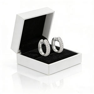 ต่างหูทองชุบ 14K ประดับเพชรแล็บโกรว์ 10 เม็ด ทรงบริลเลียนท์ คุณภาพระดับ VVS-VS หรูหรา สำหรับผู้ชาย ผู้หญิง งานแต่งงาน งานเลี้ยงฉลองครบรอบ - Product Image 3