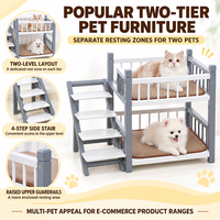 Nouvelle niche pour chat en bois écologique personnalisable, villa extérieure, boutique pour animaux de compagnie, niche de luxe pour animaux de compagnie, maison pour chat haut de gamme