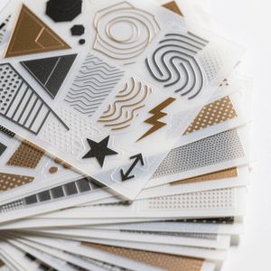 Embossing <b>Sticker</b> Label LOGO Printing Custom Sealing Matte <b>Sticker</b> Custom Adhesive <b>Brand</b> logo <b>Stickers</b> - Product Image 3