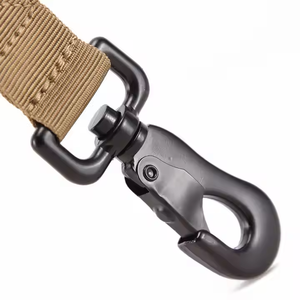 Harness Anjing Taktis Hitam yang Dapat Disesuaikan, Tahan Lama, untuk Anjing Kecil, Pola Solid, Bahan Nylon Berlapis, Fitur Dekorasi Pita, untuk Berjalan dan Latihan - Product Image 6