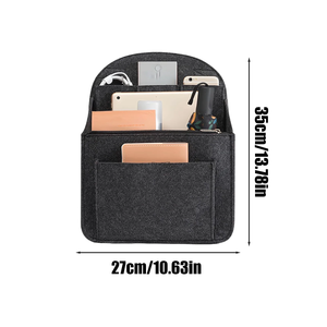 Durable Foldable Open Large Fashion Polyester Felt Backpack Purse <strong>Handbags</strong> Pocketbook Organizer <strong>Inserts</strong> - Product Image 2