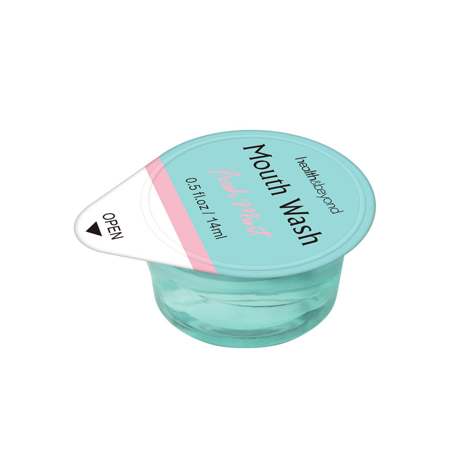 Прямые поставки с фабрики, частный ярлык одноразовые прозрачная чашка для полоскания рта портативный частиц упаковочная машина для отельных пятна оральная стирка