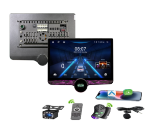 Écran de voiture à bouton unique de 11.5 pouces enregistrement avant arrière DAB <span class=keywords><strong>autoradio</strong></span> en option pour véhicules Android système automatique <span class=keywords><strong>Apple</strong></span> CarPlayer - Product Image 3